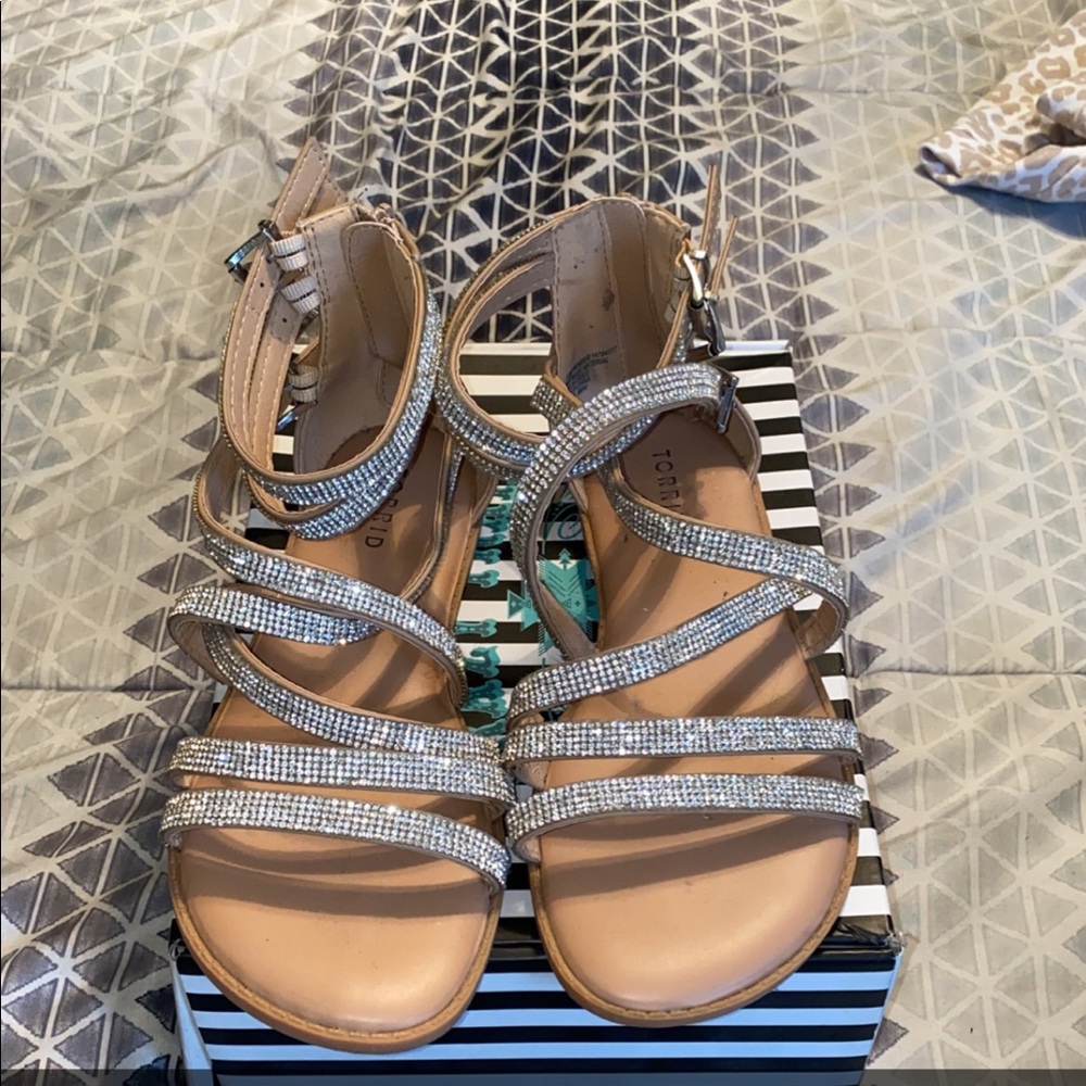 Blinged out sandals